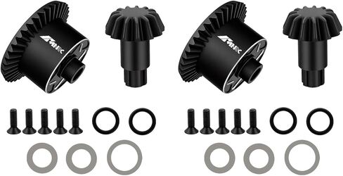 قطعتان من غطاء الحافظة التفاضلي 37t و13t Gear متوافق مع Arrma 1/10 Senton Big Rock Granite 3S BLX Diff Cover Outcast Kraton 4S 1/8 Typhon 3S Mojave Infraction Series الجزء الأحمر in Saudi Arabia