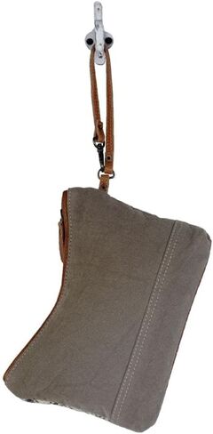 حقيبة Myra Bag Design Play Pouch من القطن والجلد المعاد تدويره S-2915 in Saudi Arabia