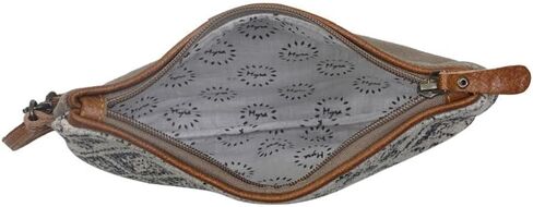 حقيبة Myra Bag Design Play Pouch من القطن والجلد المعاد تدويره S-2915 in Saudi Arabia