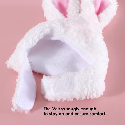 قطعتان من آذان الأرنب للقطط، قبعة أرنب قطيفة مع آذان للقطط والكلاب الصغيرة، زي حفلات عيد الفصح اللطيف، إكسسوارات أغطية الرأس للحيوانات الأليفة in Kuwait