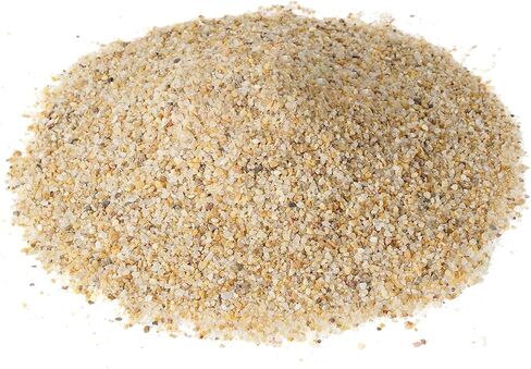 رمل السيليكا الطبيعي من Mr. Fireglass لحفر النار، والمواقد، وتزيين الحدائق والمناظر الطبيعية، وطبقة أساسية مقاومة للحريق، وحشو حفر النار بالغاز تحت صخور الحمم البركانية أو زجاج النار (14-20 شبكة، 10 رطل) in Saudi Arabia