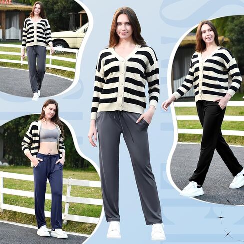 Stanpetix Track Pants Women Loose Straight Leg Women’s Sweatpants with Pockets for Sports Jogging in Saudi Arabia