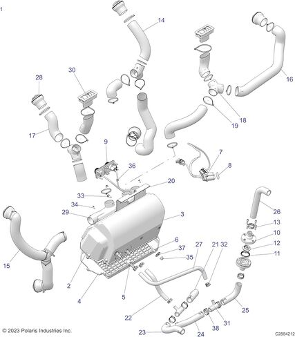 بولاريس ASM-THMST،HTR،XOVR [بما في ذلك. 12]، قطعة OEM الأصلية 2636186، الكمية 1 in Kuwait
