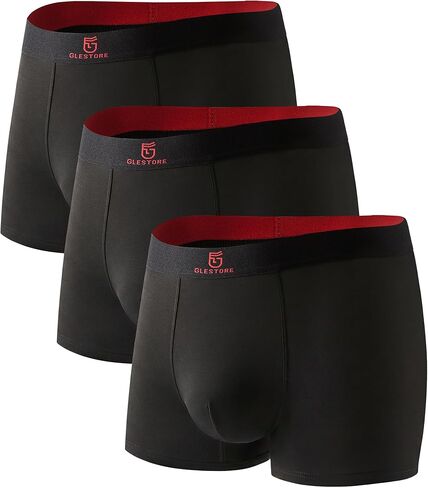 Mens Modal Underwear Trunks Underwear for Men Pack with Pouch Moisture Wicking in Saudi Arabia