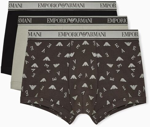 Emporio Armani mens Core Logo Band 3 Pack Trunk in Saudi Arabia
