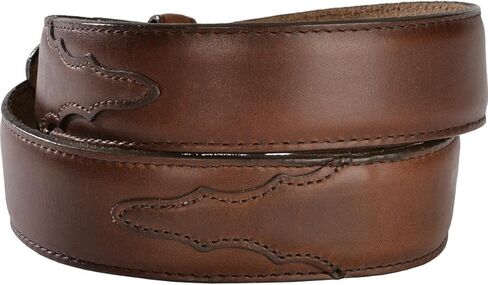 Silvercreek Men's Silver Creek Classics Oiled Western Belt Brown 36 in Saudi Arabia