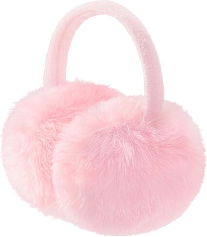 Women Winter Ear Muffs Fluffy Faux Fur Earmuffs Foldable Ear Warmer Girls Soft Ear Covers in Saudi Arabia