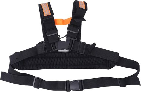 Motorcycle Safety Belt for Children, Adjustable Shoulder Straps, Orange Sponge Material, Portable Storage Bag in Saudi Arabia
