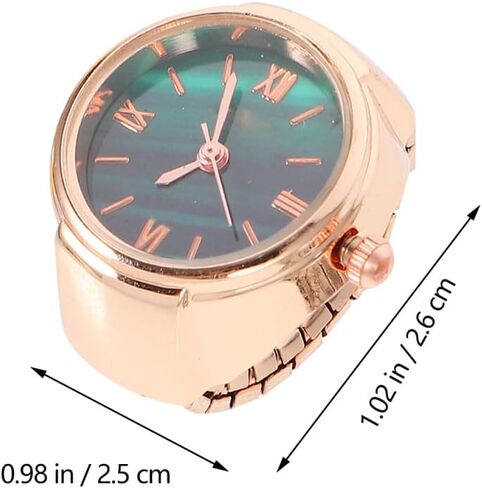 3 pcs Finger Watches Quartz Analog Watch Elastic Band Women Casual Finger Design Birthdays Graduations Holidays in Saudi Arabia