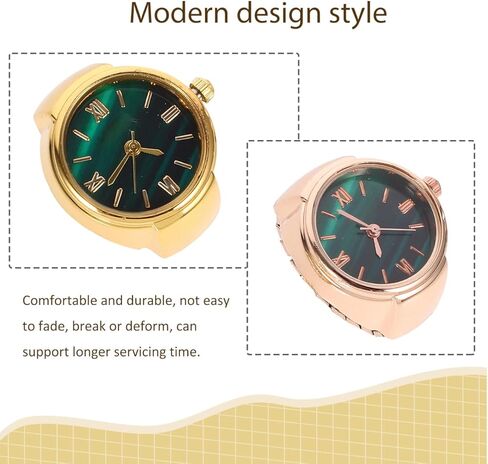 3 pcs Finger Watches Quartz Analog Watch Elastic Band Women Casual Finger Design Birthdays Graduations Holidays in Saudi Arabia