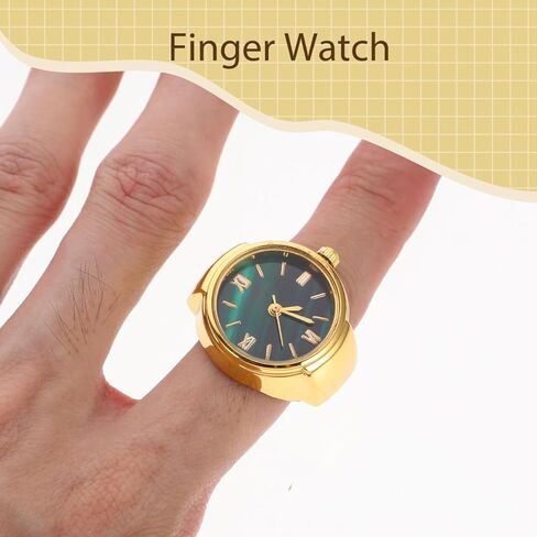 3 pcs Finger Watches Quartz Analog Watch Elastic Band Women Casual Finger Design Birthdays Graduations Holidays in Saudi Arabia