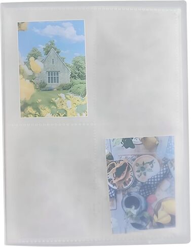 كتاب حامل بطاقات الصور، ألبوم صور 160 جيبًا مقاس 3 بوصات، أكمام على الوجهين، خالٍ من كلوريد الفينيل، حامل بطاقات شفاف للبطاقات البريدية in Kuwait