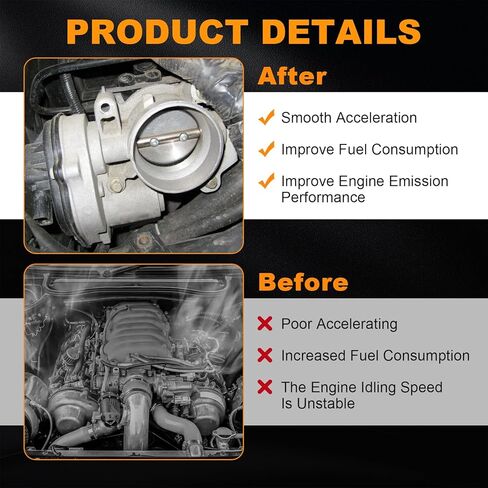 جسم خانق إلكتروني متوافق مع 2005-2008 Acura RL TL Honda Pilot Accord Odyssey Ridgeline استبدال #672001، 672019 in Kuwait