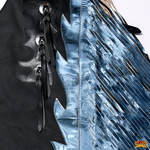 HILASON Western Horse Bull Riding Genuine Leather Rodeo Chaps | for Men and Women Unisex in Saudi Arabia