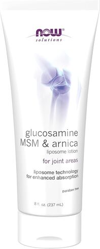 NOW Glucosamine, MSM & Arnica Liposome Lotion, 8-Ounce (Pack of 2) in Saudi Arabia