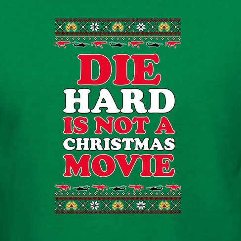 Die Hard ليس فيلم عيد الميلاد | سترة McClane Nakatomi Ugly Christmas للرجال والنساء للجنسين، قمصان علوية in Kuwait