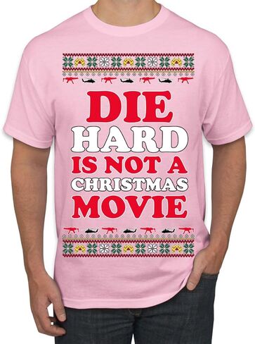 Die Hard ليس فيلم عيد الميلاد | سترة McClane Nakatomi Ugly Christmas للرجال والنساء للجنسين، قمصان علوية in Kuwait