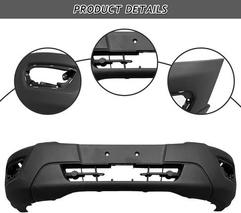 Bewild Front Bumper Fit For 2020 2021 2022 2023 Ford Transit 150 250 350/350HD Bumper Cover. New, Primed and Ready for Paint. W/Fog Light Holes. W/Park Sensor Holes.LK4Z17757DA in Saudi Arabia