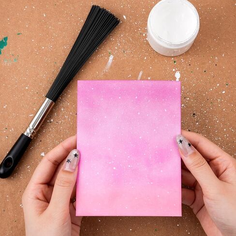 Round Splatter Brush - Abstract Art Brush for Adding Speckles, Splatters & Spots Taklon Bristles for Ink & Fluid Acrylics in Saudi Arabia