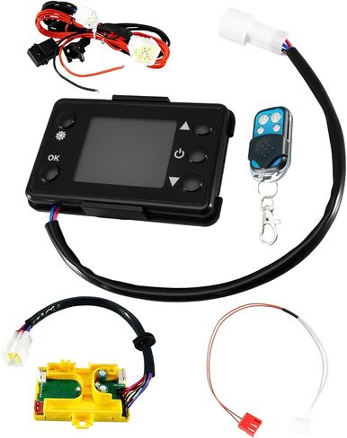 12V/24V Diesel Air Heater Controller with LCD Display and Remote Control for 5KW 8KW Diesel Parking Heater, Diesel Parking Air Heater Kit with Motherboard, Wiring Harness & Sensor in Saudi Arabia