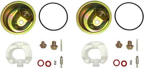 2 Set Carburetor Bowl Chamber Float Kit Needle Gasket Seal Pin Washers Carburetor Repair Rebuild Electric Start Kit Compatible with Honda GX240 GX270 GX340 GX390 in Saudi Arabia