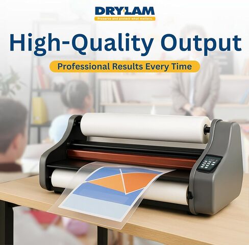 آلة تغليف حرارية فاخرة Dry-Lam CL-40DX، آلة تصفيح ذات تنسيق واسع 40 بوصة مع شاشة LED، بكرات ساخنة، سرعة متغيرة وجهاز تحكم في درجة الحرارة - سلسلة العناصر in Kuwait