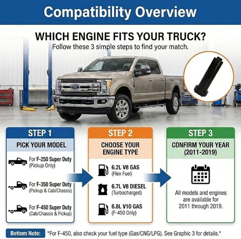 لأداة صامولة عمود نقل الحركة Ford 6R140 لنماذج الغاز والديزل 2011-Up | استبدل T-1260/T-1260AC | مقبس يدوي ثقيل in Kuwait