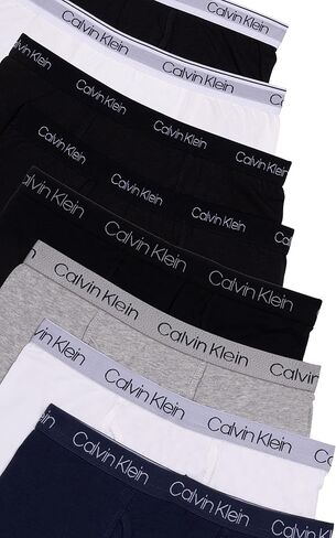 Calvin Klein Kids Boys' Modern Cotton Boxer Brief Underwear 8-Pack, Iris Basic Pack, Small in Saudi Arabia
