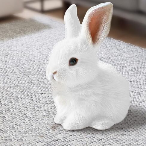 Oprtuisi Bunby - My Realistic Bunny Toy,with Lifelike Movements, Hops,Twitches & Wiggles Ears, Handmade,Easter Gift (Brown) in Kuwait