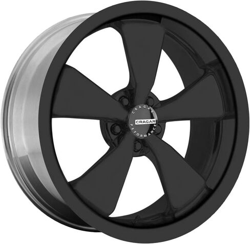 20 بوصة Cragar 617B Modern Muscle 20x10 5x120 +39 ملم حافة عجلة سوداء غير لامعة in Kuwait