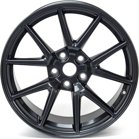 19 x 9.5 Inch Aluminum Wheel Rim Compatible with Model Y 2025, Front or Rear Direct Replacement Matte Black Rim in Saudi Arabia