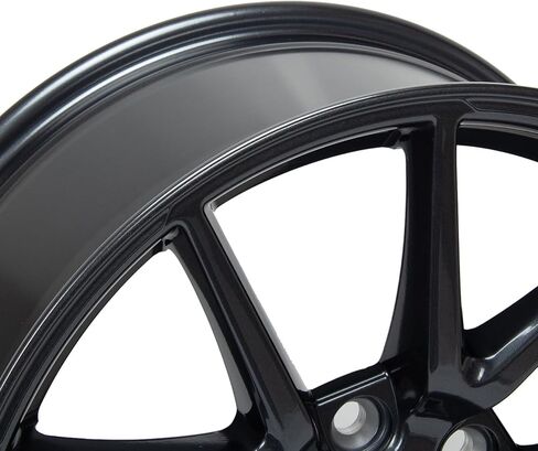 19 x 9.5 Inch Aluminum Wheel Rim Compatible with Model Y 2025, Front or Rear Direct Replacement Matte Black Rim in Saudi Arabia