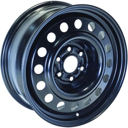 17x7 inch Custom Wheel - Black Standard Steel Rim ST Bolt- Pattern 6x120 mm Offset 30 mm in Saudi Arabia