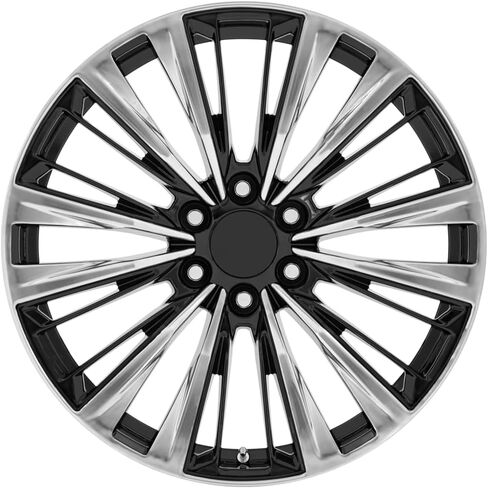 العجلات PR226 أسود لامع مصقول 22x9 28 ملم إزاحة 6x139.7 (6x5.5) in Kuwait