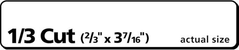 ملصقات، 0.66×3.44، ابيض، 30/ورقة، 50 ورقة/صندوق in Kuwait