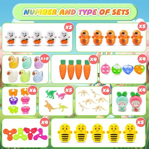 60 قطعة من بيض عيد الفصح المملوء مسبقًا مع ألعاب بالداخل، وحشو السلال، وحشو بيض عيد الفصح السائب مع سلسلة مفاتيح صغيرة، وبيضة عيد الفصح البلاستيكية المليئة بألعاب الأرانب الإسفنجية، وهدية عيد الفصح in Kuwait