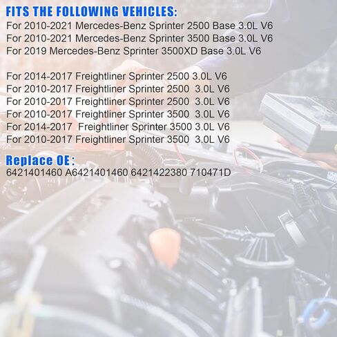 6421401460 EGR Valve Compatible with Mercedes-Benz Sprinter 2500/3500 Base 3.0L 2010-2021, Replace# A6421401460 6421422380 710471D in Saudi Arabia