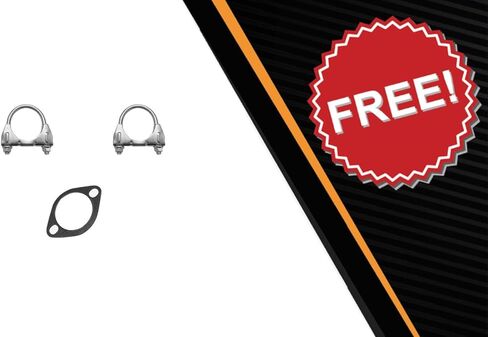 Exhaust Front Y Pipe w/Resonator Compatible for 2013-2019 Ford Flex 3.5L | Stainless Steel | Northeastern Exhaust | Free Clamps and Gasket Included | Automotive Replacement Part | Direct-Fit in Saudi Arabia