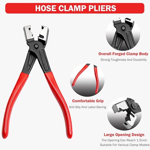 4 Pcs Electrical Disconnect Pliers for Cars,Hose Clamp Pliers,Automotive Electrical Connector Disconnect Tool,Connector Separator for Car, Truck Repair & 8PCS Terminal Removal Tools in Saudi Arabia