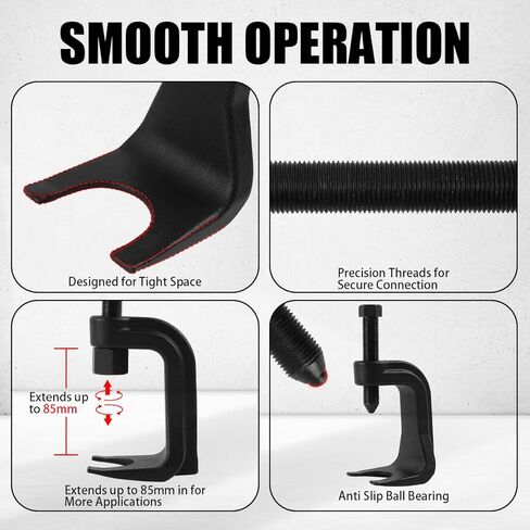 H RUO Ball Joint Separator - Ball Joint Removal Tool Extends Up to 2 3/8 Inches, Ball Joint Puller Universal Fit for Cars, Trucks, SUVs in Saudi Arabia