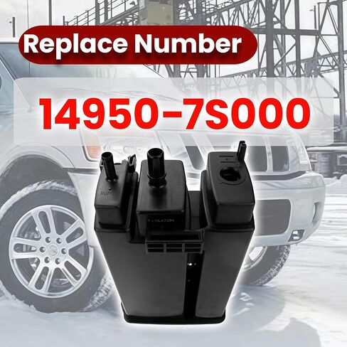 علبة فحم بخار Evap متوافقة مع Nissan Titan Armada NV 1500 2500 3500 V6 4.0L V8 5.6L 2004 2005 2006 2007 2008 2009 2010 2011 2012 2013 2014 2015 2016 2017 2018 2019 2020 2021 in Kuwait