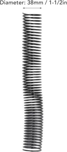 18 Pcs Spiral Binding Coil, 310 Sheet Capacity, 4:1 Pitch, 48 Loop, 38mm Diameter, Spiral Binding Spine for A4 Paper, Plastic Combs for Students Teacher Office in Saudi Arabia