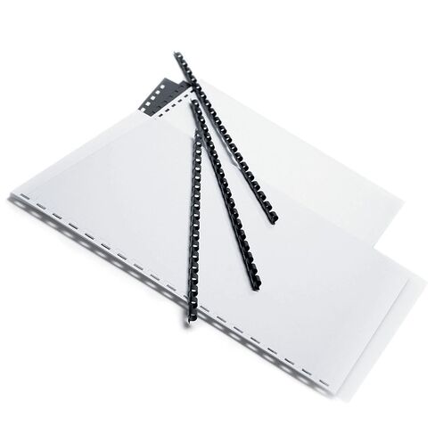 Office Depot® Brand 1/4" Binding Combs, 20-Sheet Capacity, Black, Pack Of 100 in Kuwait