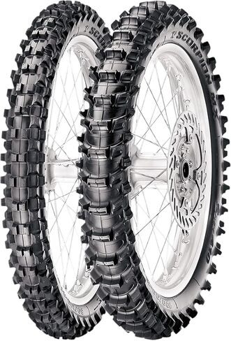 إطار Pirelli Scorpion MX Soft 100/90-19 الخلفي للموتوكروس - إطار الدراجة النارية/الترابية، قبضة عالية ومتانة لسباقات الطرق الوعرة in Saudi Arabia