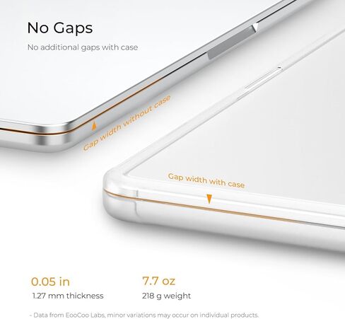 EooCoo for MacBook Air 13 Inch Case, M4/M3/M2 A3240 A3113 A2681, Snug Fit Case with Reinforced Anti-Crack Edges and Corners, True-to-Device Matte Texture, Work, Travel and Daily Carry, Matte Clear in Saudi Arabia