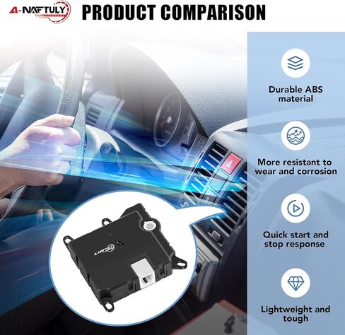 مشغل باب مزيج HVAC، يناسب 1999-2007 F250 F-250 F350 F450 F550 F650 F750 Super Duty، رحلة 2000-2005، 1999-2003 Windstar، الدليل الرئيسي، محرك محرك باب الهواء السخان، 604-203 in Kuwait