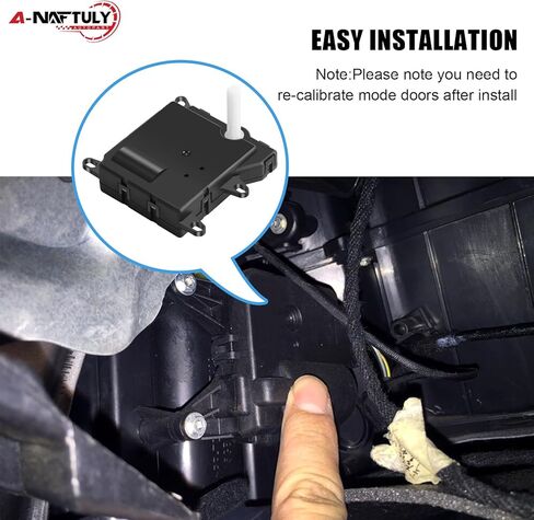 مشغل باب مزيج HVAC، يناسب 1999-2007 F250 F-250 F350 F450 F550 F650 F750 Super Duty، رحلة 2000-2005، 1999-2003 Windstar، الدليل الرئيسي، محرك محرك باب الهواء السخان، 604-203 in Kuwait