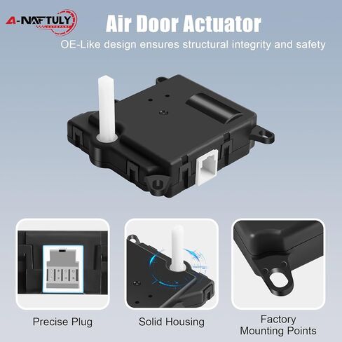 مشغل باب مزيج HVAC، يناسب 1999-2007 F250 F-250 F350 F450 F550 F650 F750 Super Duty، رحلة 2000-2005، 1999-2003 Windstar، الدليل الرئيسي، محرك محرك باب الهواء السخان، 604-203 in Kuwait