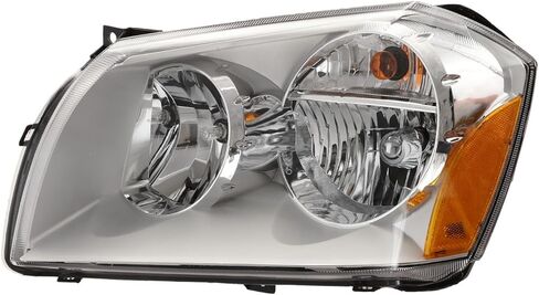 Sawyer Auto Replacement Headlight Driver Side Fits Dodge Magnum 2006-2007 (V8 6.1L) Driver Chrome Housing in Saudi Arabia