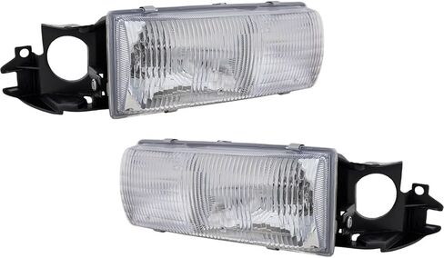 Replacement Headlight Pair and Mounting Panel fits Oldsmobile Custom Cruiser 1991 5.0L V8 Driver and Passenger in Saudi Arabia